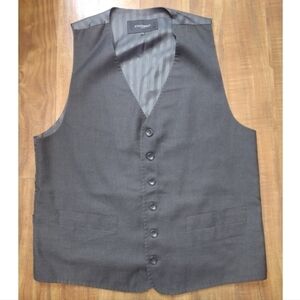 Statement Italy black tie formal vest 36S